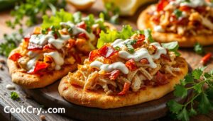 Chicken Bacon Ranch Flatbreads Recipe